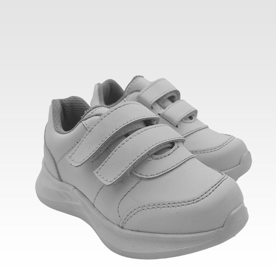 Deportivo Colegial Blanco Velcro